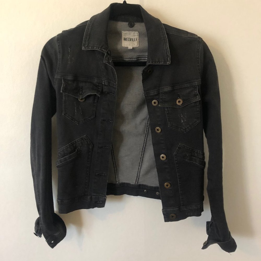 Brandy Melville Black Denim Jacket